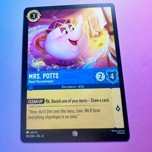 mrs potts - 161/204 (common) — disney lorcana: reign of jafar